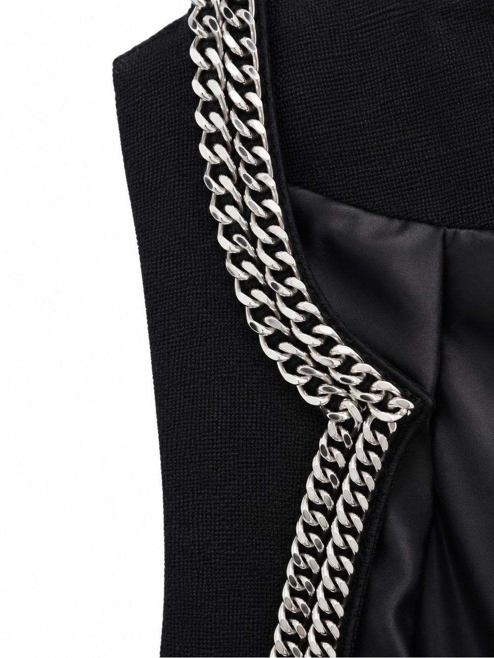 Tweed Chain Cropped Statement Jacket - Picture 6 of 6